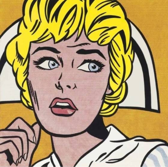 로이, 리히텐슈타인, 간호사, 1964, 2015년 뉴욕 크리스티 경매 1104억원 낙찰