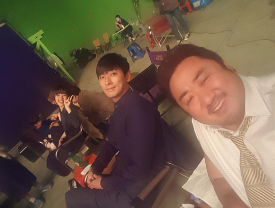 김향기, 주지훈, 마동석. 사진| 마동석 SNS