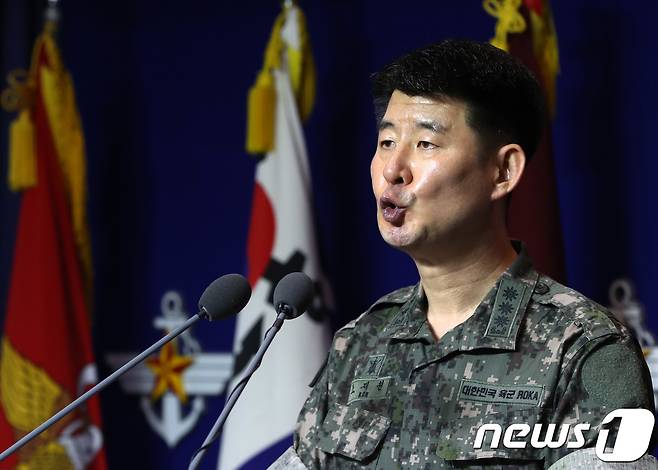 노재천 합동참모본부 공보실장. © News1 오대일 기자