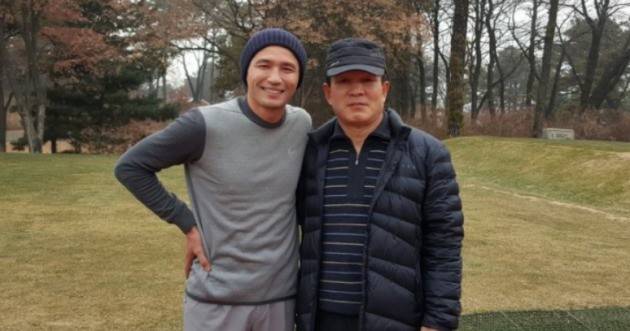 '공작' 황정민과 흑금성 박채서 씨 /사진=온라인커뮤니티