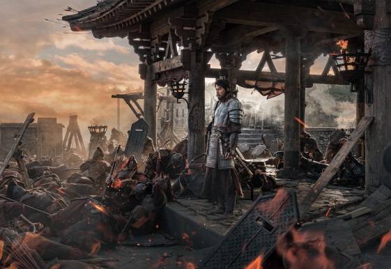 영화 '안시성'에서 성루의 모습.