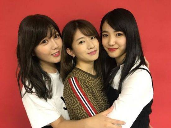 시타오 미우가 '프로듀스48'에 함께 출연했던 미야자키 미호, 타케우치 미유와 함께 찍은 기념사진을 공개했다. 사진=시타오 미우 SNS