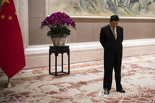 미국과의 무역 전면전에 들어간 중국의 시진핑 국가주석 [AP=연합뉴스 자료사진]  (끝)