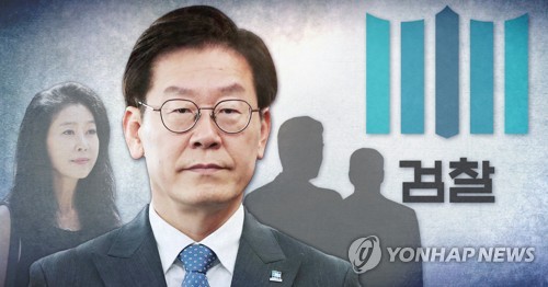 이재명 경기지사 검찰 출석 (PG) [최자윤 제작] 사진합성·일러스트