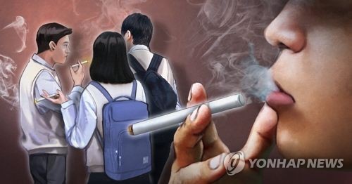 청소년 흡연 (PG) [제작 정연주] 일러스트