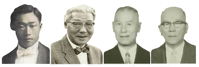 왼쪽부터 김종림, 유일한, 김형순 , 김호 ⓒ 이원혁 제공