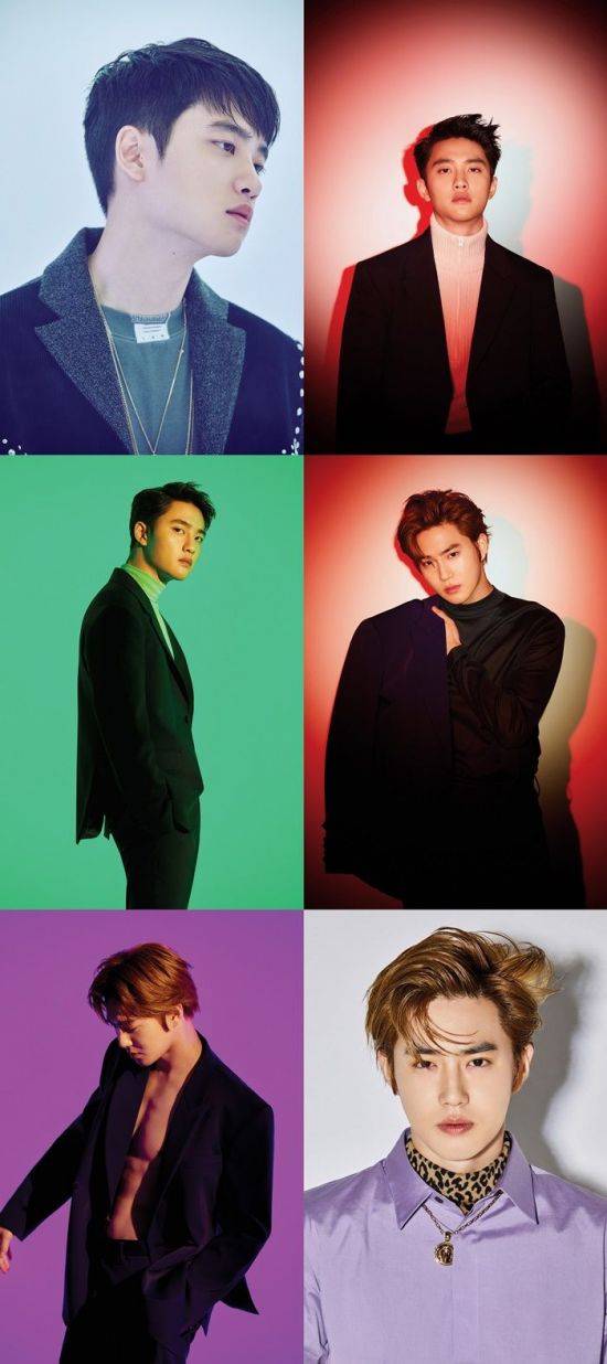 엑소가 정규 5집 리패키지 앨범 'LOVE SHOT' 티저 이미지가 공개됐다. 사진=SM 제공