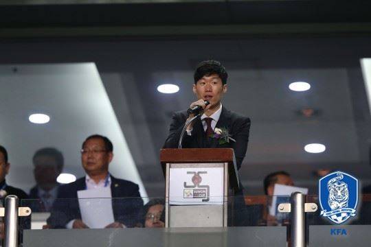 박지성이 대한축구협회 유스전략본부장직에서 물러난다. 대한축구협회 제공