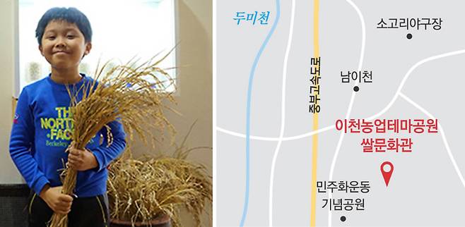 ②이천 쌀문화전시관 - 벼훑기로 탈곡하고 도정하고 밥 먹을 때 쌀 한 톨도 안 남겨