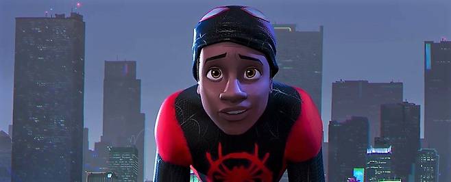 영화 `스파이더맨: 뉴 유니버스`의 마일스 모랄레스