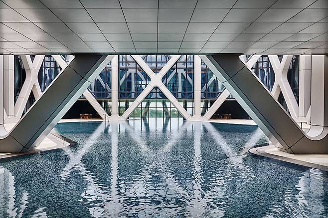 40층에 위치한 스카이풀