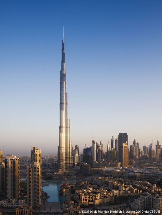 2018년 기준 세계 1위 최고층빌딩인 아랍에미레이트의 '부르즈 칼리파'. [CTBUH]