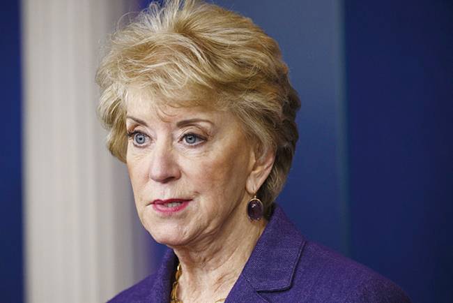 린다 맥마흔 중소기업청장. 사진 블룸버그