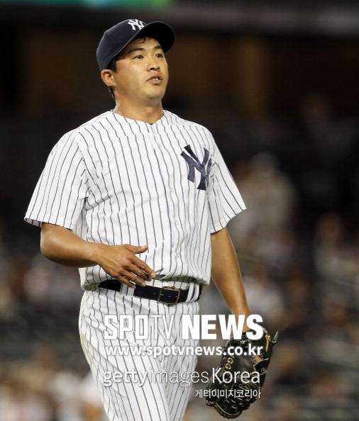 ▲ 뉴욕 양키스 시절 이가라시 ⓒ게티이미지