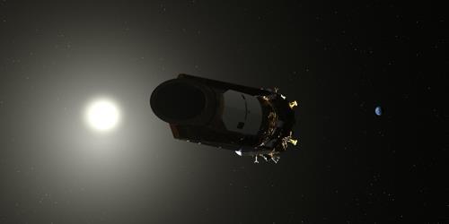 지난해 10월 지구와 영원히 작별한 우주망원경 케플러 [NASA 제공]