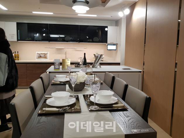 서울 광진구 화양동 일대에 지어지는 ‘e편한세상 광진 그랜드파크’ 전용 115㎡A는 부엌에 별도의 창문이 설치되지 않는다.