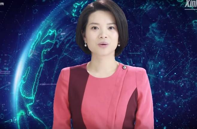 중국 신화통신이 공개한 세계 최초의 여성 AI 앵커 ‘신샤오멍’
