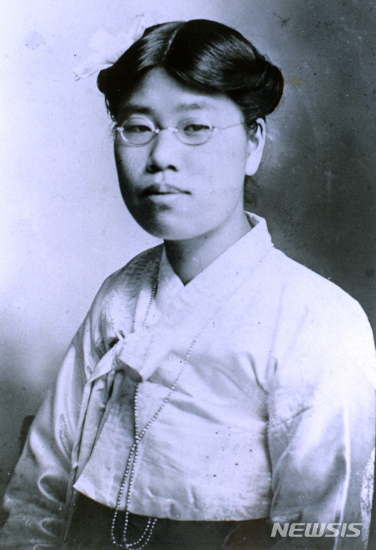 【서울=뉴시스】1909년의 김순애 모습. (사진 = 독립기념관)