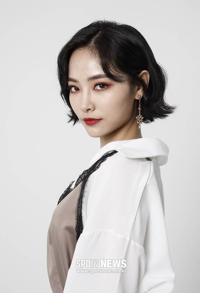 ▲ 중국 걸그룹 세븐센세스 쉬쟈치는 단발여신으로 불린다. 한희재 기자 hhj@spotvnews.co.kr