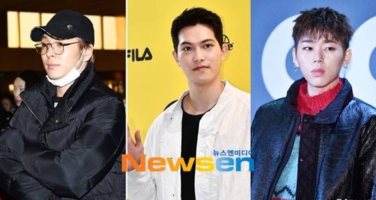 왼쪽부터 최종훈 이종현 지코