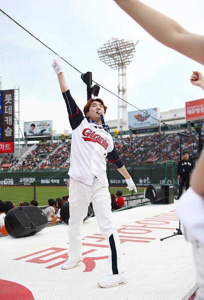 조지훈 롯데 응원단장. 롯데 자이언츠 제공