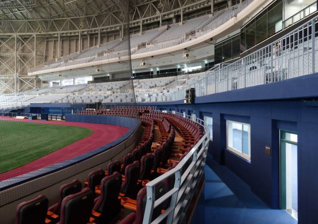 고척 스카이돔 내 다이아몬드석 모습.