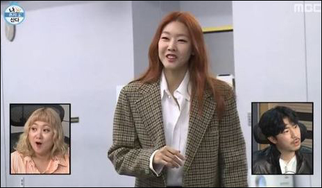 모델 한혜진이 전현무와 결별 후 하차했던 '나 혼자 산다'에 깜짝 등장했다. MBC 방송 캡처.