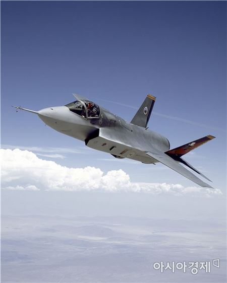 미국의 스텔스 폭격기인 F-35A의 모습.(사진=아시아경제DB)