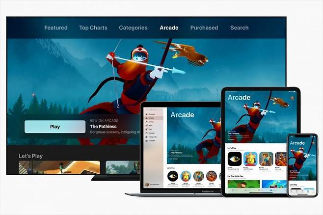 앱스토어 기반 애플 아케이드 (이미지=애플)