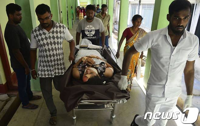 21일 스리랑카에서 발생한 연쇄 폭발 사건으로 207명이 사망했다. © AFP=뉴스1