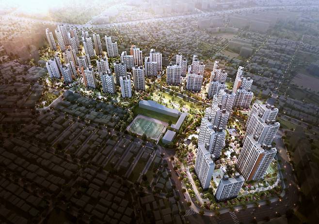 e편한세상 금빛 그랑메종 조감도. /사진=대림산업