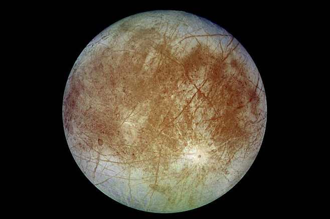 목성 위성 유로파(Europa)의 모습. 출처=NASA