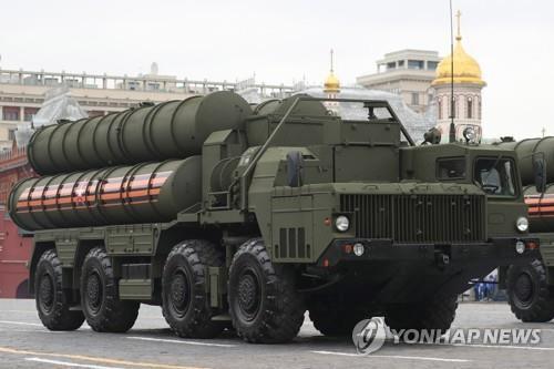러시아산 미사일 방어체계 S-400 트라이엄프. [타스=연합뉴스]