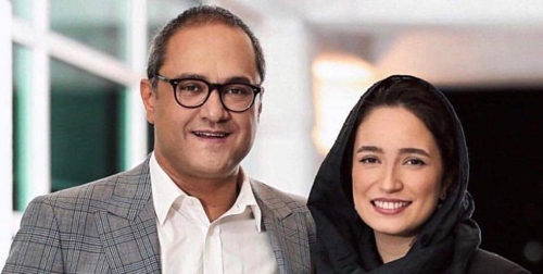 원정출산 논란 휩싸인 이란 인기 연예인 럼보드 자반(좌)과 네가르 자바헤리언 부부 [이란 인터넷 언론 카바르 푸리 트위터]