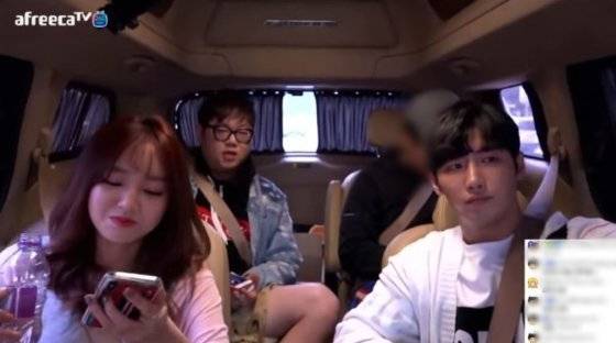 (참고 사진) 왼쪽부터 외질혜, BJ 감스트, NS남순/사진=아프리카 방송