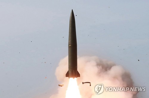 지난 5월 발사된 '북한판 이스칸데르' [조선중앙통신]