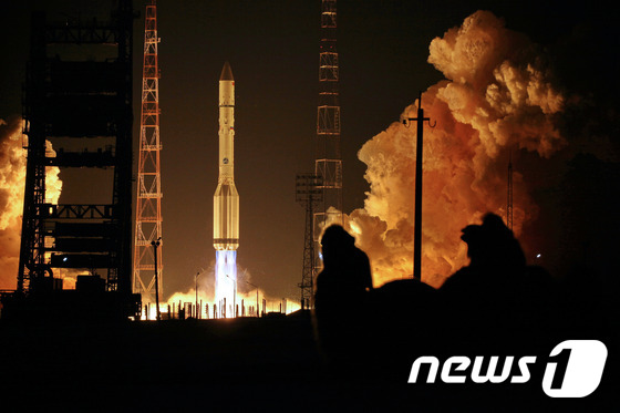 러시아의 프로톤-M 로켓(기사 내용과 무관함). © AFP=뉴스1