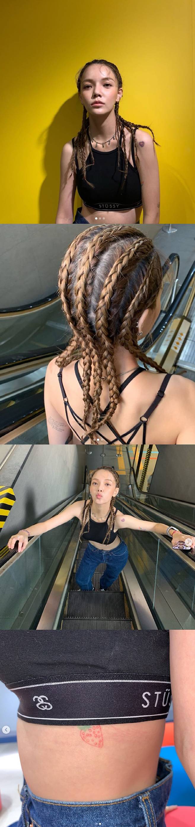 그룹 AOA 지민 SNS 캡처