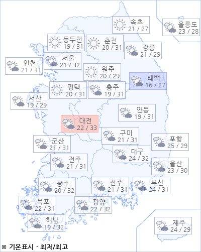 * 해당 이미지는 아경봇이 날씨 빅데이타를 기반으로 실시간 제작한 이미지입니다.(기상청/한국환경공단 제공)