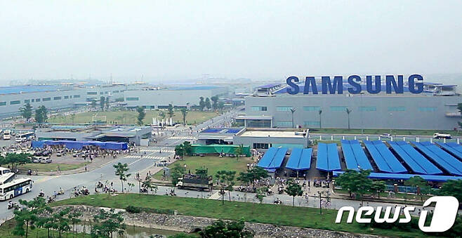 베트남 하노이 북부 박닌성에 위치한 삼성전자 스마트폰 생산 공장. (삼성전자 제공) 2019.2.18/뉴스1