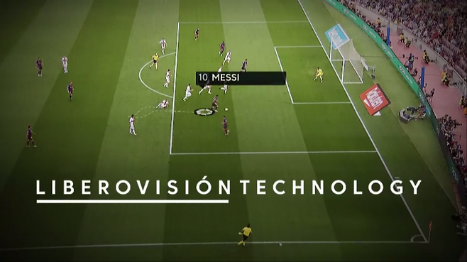 ▲ 득점 상황을 실시간 분석하는 리베로 비전 테크놀로지 ⓒ라리가