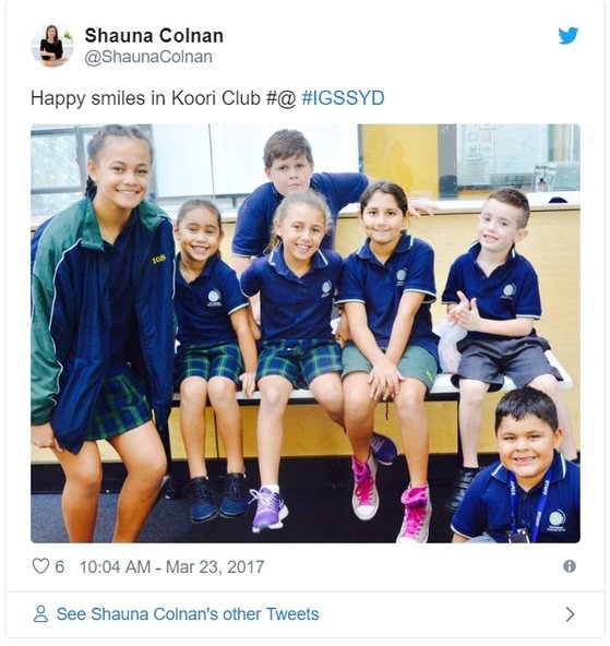 호주 시드니 IGS 학생들이 성중립 교복을 입고 있는 모습. [사진 트위터]
