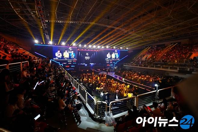 지난 8월 31일 서울 고려대학교 화정체육관에서 '2019 우리은행 LCK 서머' 결승전이 열린 가운데 SKT T1가 그리핀을 상대로 승리했다.