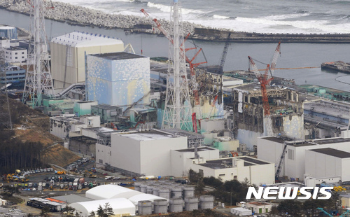 【오쿠마(후쿠시마)=교도·AP/뉴시스】일본 후쿠시마(福島) 제1원자력발전소의 모습. 2017.09.26.
