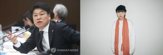 장제원 자유한국당 의원(왼쪽)과 아들 장용준씨 [이미지출처=연합뉴스]
