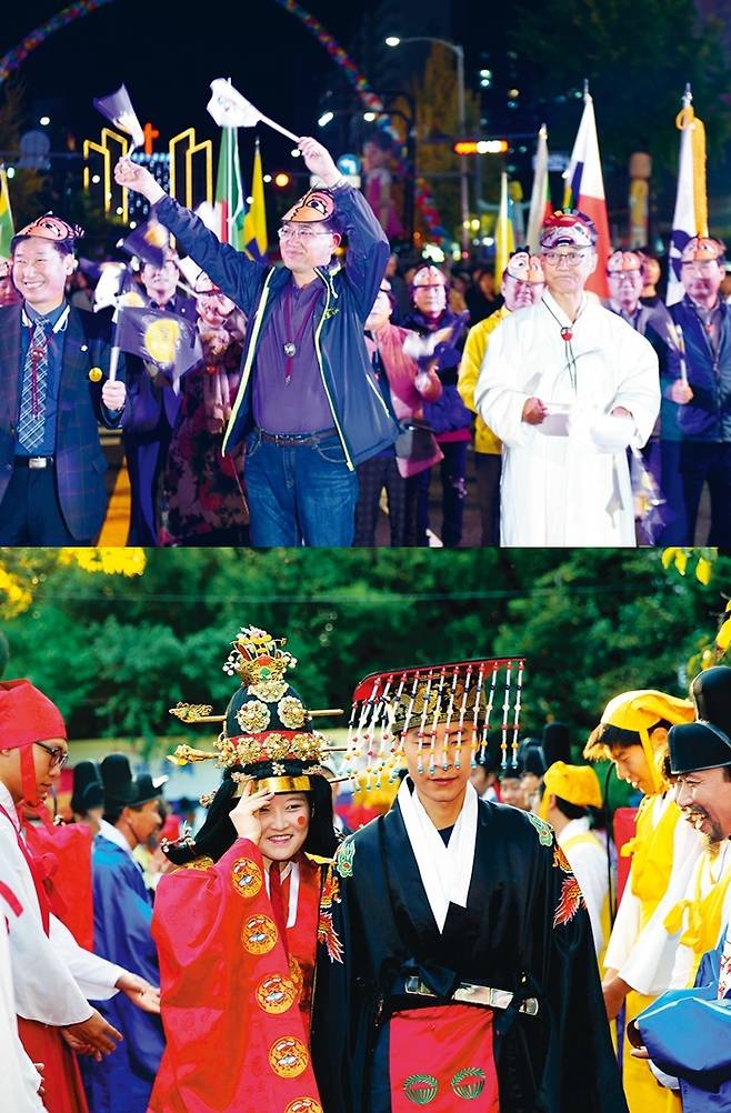 (위)노원구 노원탈축제 ㅣ (아래)성북구 동 마을축제