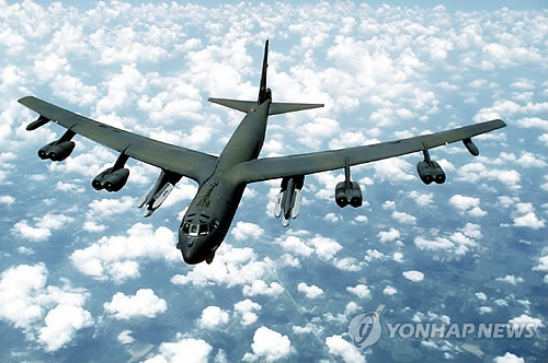 미 공군 전략폭격기 B-52 [미 공군 홈페이지 캡처]