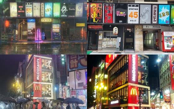 '날씨의 아이' 속 모습(왼쪽)과 실제 사진 / 사진='날씨의 아이'