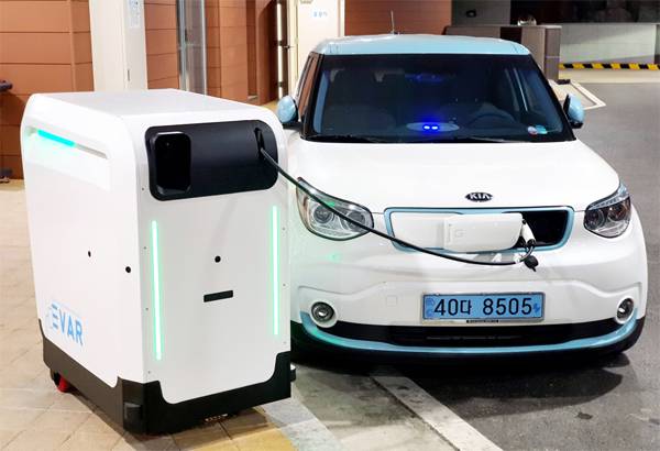 이동식 전기차 충전기 `에바`.