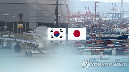 日정부 "개별 품목 심사해 韓수출 허가한다는 방침 변화없다" (CG) [연합뉴스TV 제공]